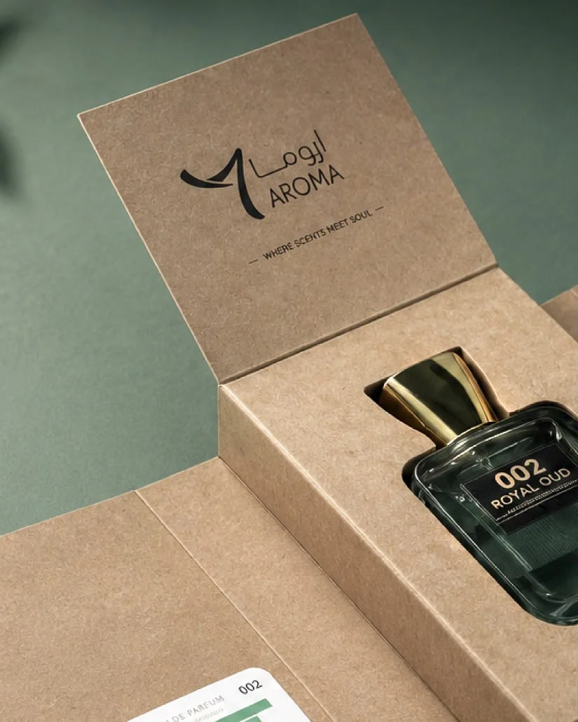 7 AROMA kraft presentation box — Where scents meet soul